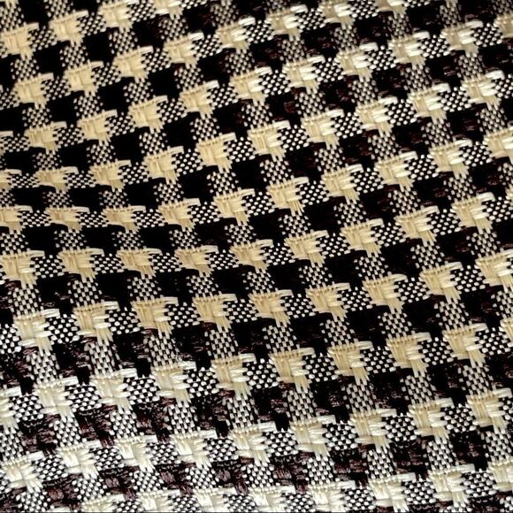 Courtenay Brown Checkered 3-Button Top Size 12 - Picture 9 of 14